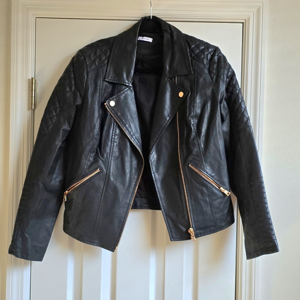 WINTER IS COMING! Black Lascana Quilted Women's Jacket Coat Size 6